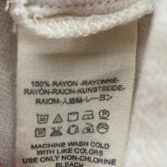 Free People Gemma Tunic Mini Dress‎ Ivory LARGE Floral Mock Neck Keyhole Back - Picture 13 of 16